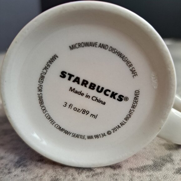 STARBUCKS ESPRESSO DEMITASSE GLOBAL ICON 3 OZ. CUP – CHINA – Ornament - Picture 6 of 8